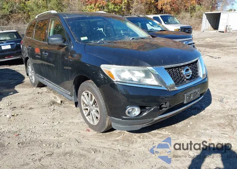 2014 Nissan Pathfinder Sl z USA, uszkodzony, nr VIN 5N1AR2MM0EC608962